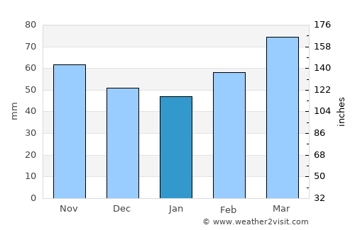 Lewisville average rain in January