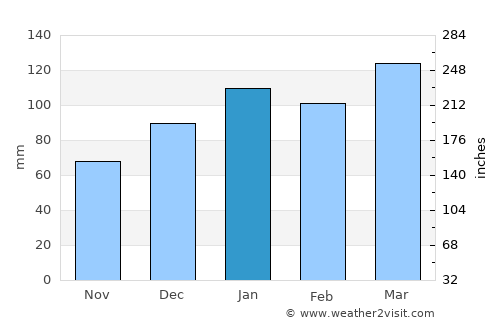 Lexington average rain in January