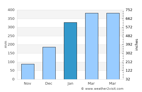 Limoeiro do Ajuru average rain in January