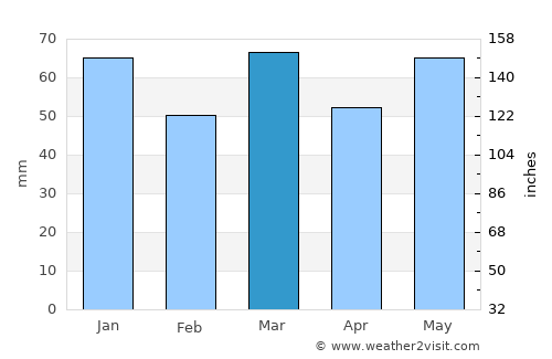 Lint average rain in March