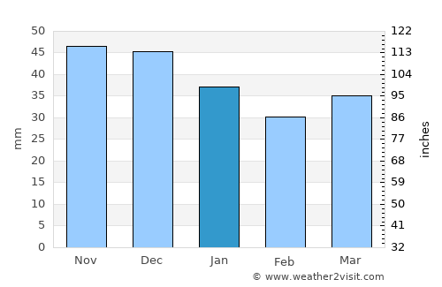 Lokot’ average rain in January