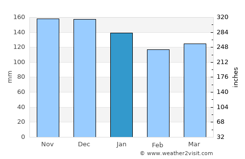 Lunenburg average rain in January