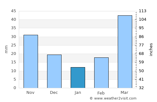 Luverne average rain in January