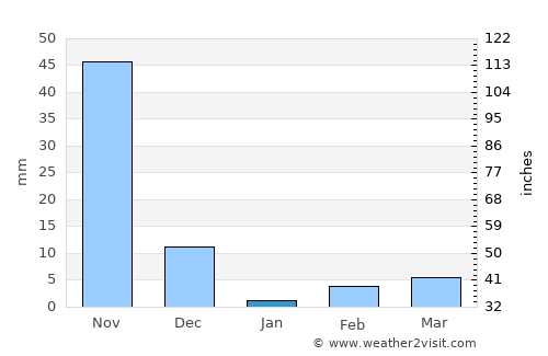 Madhugiri average rain in January