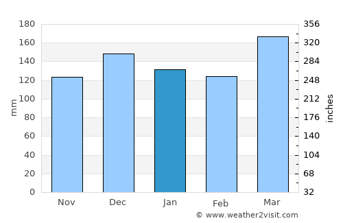 Madison average rain in January