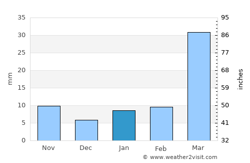 Maināguri average rain in January