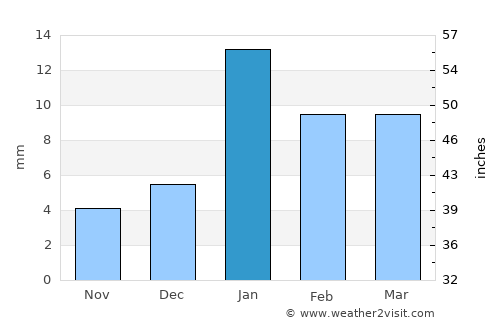 Mainpuri average rain in January