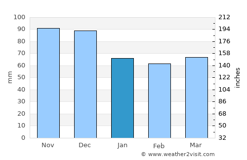 Malone average rain in January