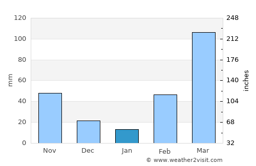 Man average rain in January