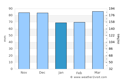 Manassas average rain in January