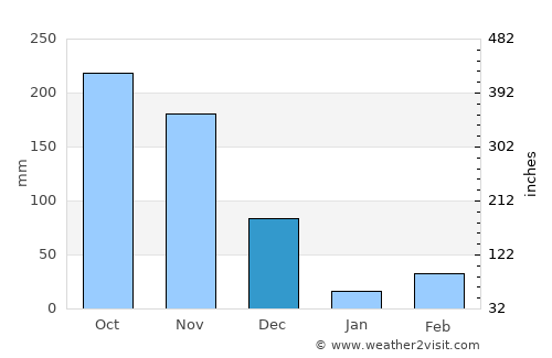 Manavalakurichi average rain in December