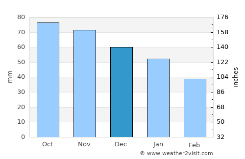 Manistee average rain in December