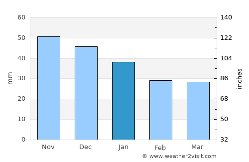 Manturovo average rain in January