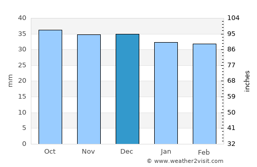 Marginea average rain in December