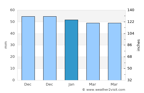 María average rain in January