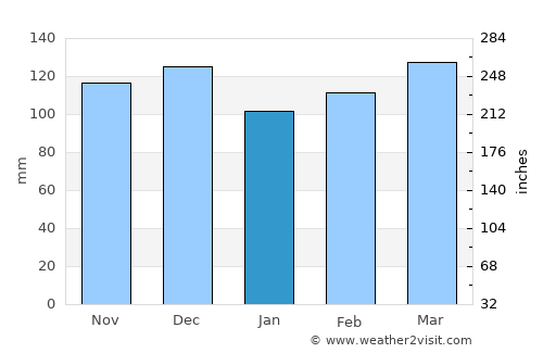 Marion average rain in January