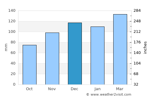 Maryville average rain in December