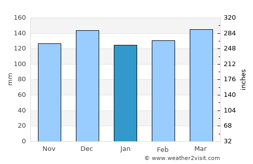 Mayersville average rain in January