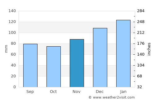 McDonough average rain in November