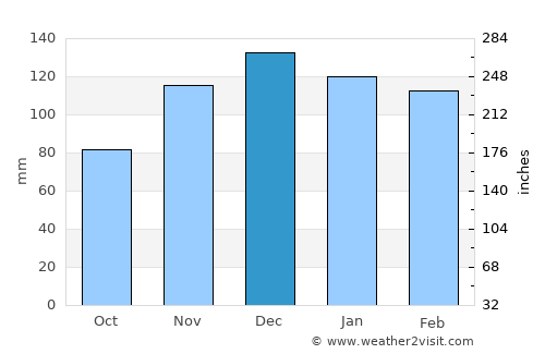 McMinnville average rain in December