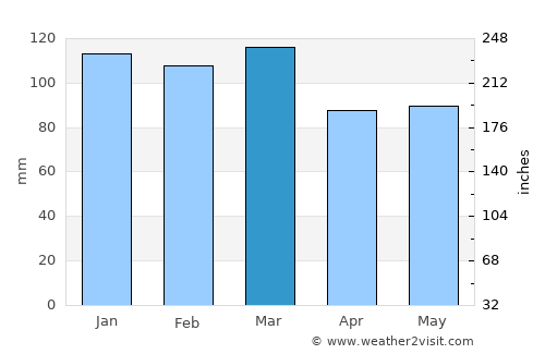 McRae average rain in March