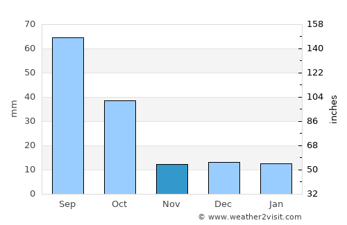 Melchor Múzquiz average rain in November