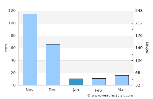 Mettuppālaiyam average rain in January