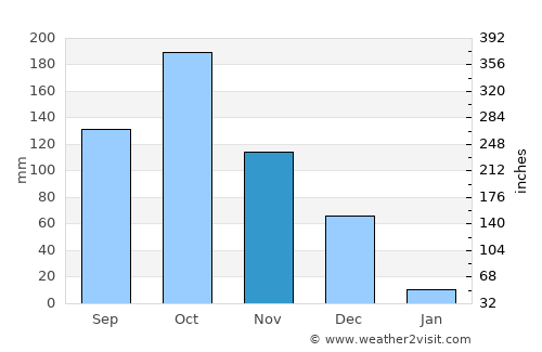 Mettuppālaiyam average rain in November