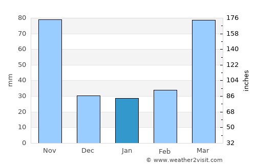 Metu average rain in January