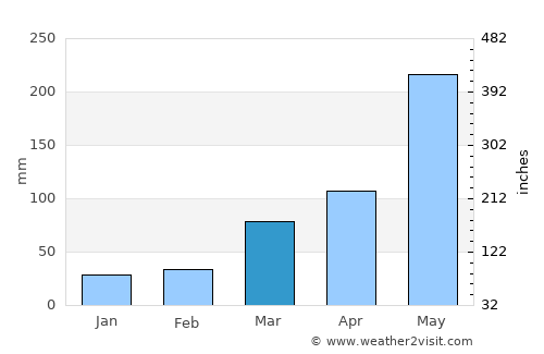 Metu average rain in March