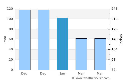 Miguel Hidalgo average rain in January