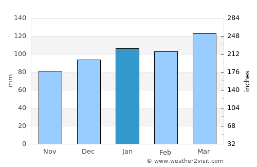 Monroe average rain in January