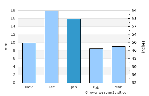 Monte Escobedo average rain in January