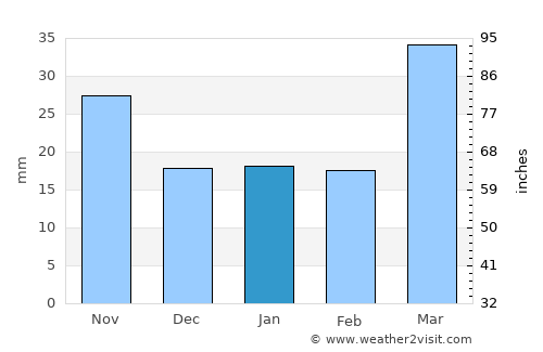 Morris average rain in January