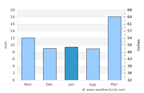 Mott average rain in January