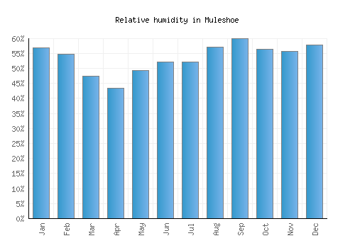 Muleshoe relative humidity averages