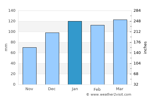 Nashville average rain in January