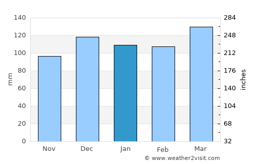 Nashville average rain in January