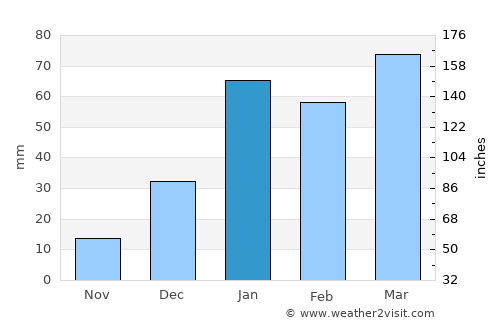 Nawānshahr average rain in January