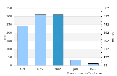 Nellikkuppam average rain in November