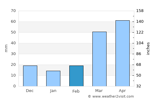 Nelson average rain in February