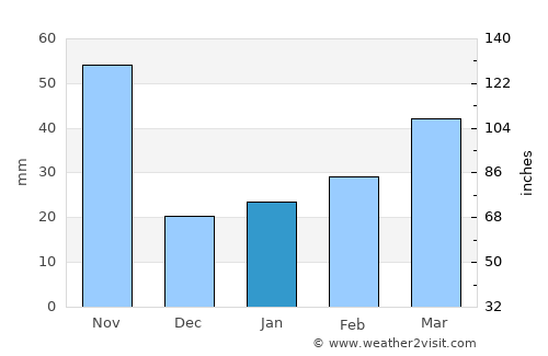 Neo average rain in January