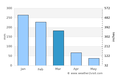 Nepomuceno average rain in March