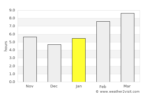 Nerchinsk average rain in January