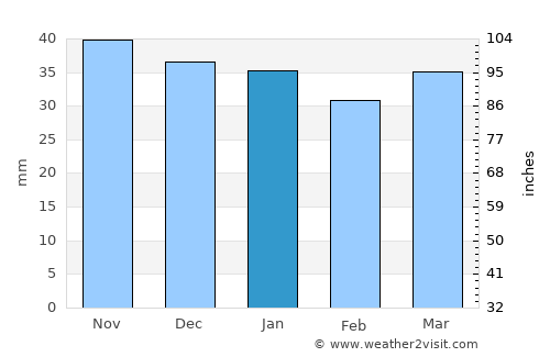 Neue Neustadt average rain in January