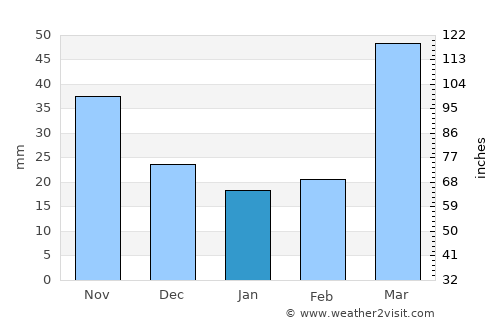 New Ulm average rain in January