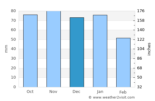 Newburgh average rain in December
