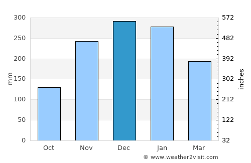 Newport average rain in December