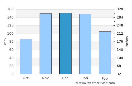 Newport average rain in December