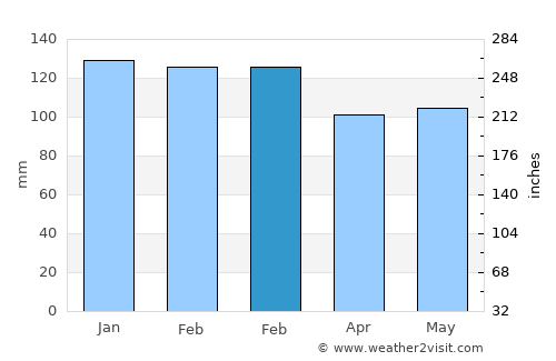 Newton average rain in February